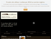 Tablet Screenshot of nerodiseppiaristocaffe.it